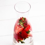 Strawberry Rose Pepper Infused Water