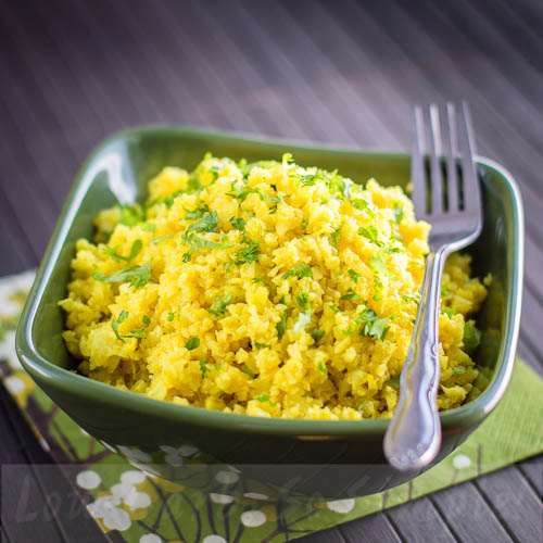 Yellow Cauliflower Couscous on my Kindle Book “Easy Everyday Recipes