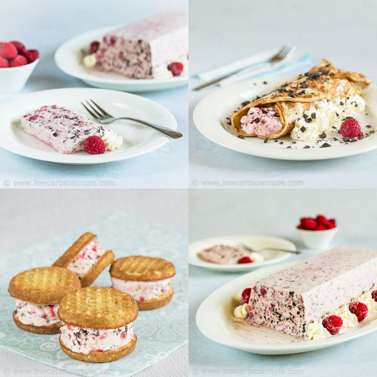 Low-Carb Raspberry Chocolate Chip Parfait | Low-Carb, So Simple!