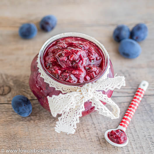Spicy Keto Plum Chutney LowCarb, So Simple!