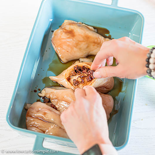 Stuffing with SunDried Tomatoes LowCarb, So Simple LowCarb, So